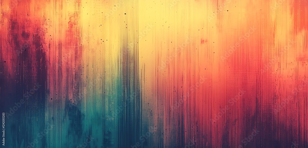 Poster a blurred grainy gradient background texture that features colorful digital grain and a soft noise e