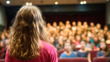 Students Performing in a Talent Show Fundraiser Event