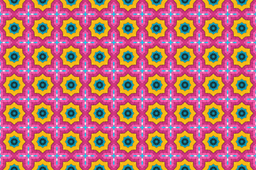 Seamless Perspective Cloth Geometric Tile Graphic Texture Shape Interior Luxury Digital Wallpaper Art Background Template Textile Decoration Fabric Visual Symmetric Endless Design Fashion Pattern.