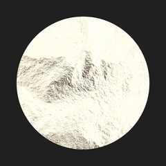 Silver foil, shiny handmade circle. Golden glittering texture, pattern. Luxury shining hand drawn background. Wedding, greeting card decoration elements. Modern minimalist art. Vector illustration