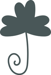 Handdrawn Grape Leaf