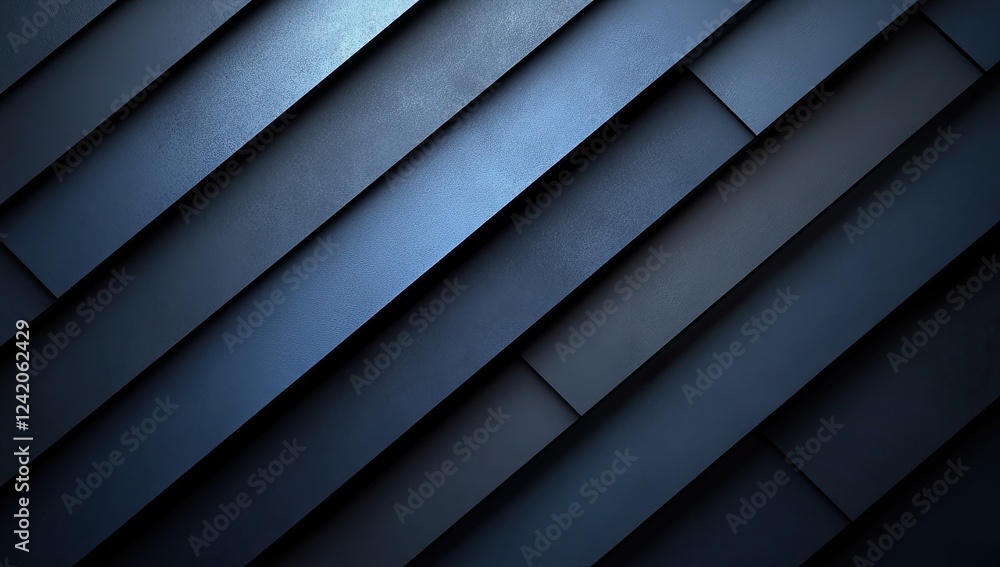 Poster abstract background with diagonal dark blue and gray layered rectangles. texture is subtly grainy, s