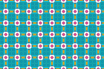 Seamless Perspective Cloth Geometric Tile Graphic Texture Shape Interior Luxury Digital Wallpaper Art Background Template Textile Decoration Fabric Visual Symmetric Endless Design Fashion Pattern.