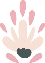 Handdrawn Abstract Wildflower