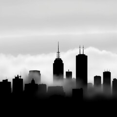 Fototapeta premium Silhouette of grand palace with sun landmark of thailand skyline silhouette 