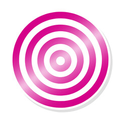 Target, target icon, target element, business element, pink and white spiral, spiral, png, sticker, target isolated on white,  target vector, business icon, target sticker, vector, design, pink, png