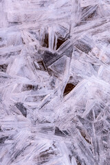 USA, Utah. Ice formations Arches National Park.
