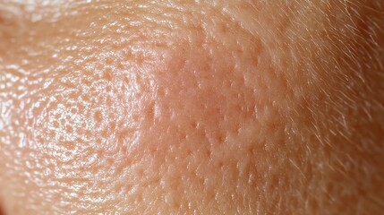 Fototapeta premium Facial skin texture concept. Macro shot of facial skin, focusing on natural wrinkles and imperfections, high-resolution, soft shadows, earthy color tones
