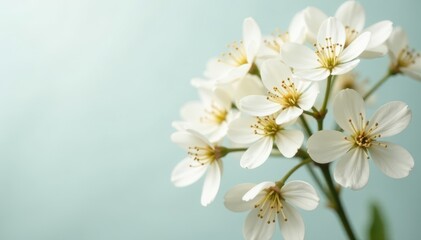 Obraz premium Dried gypsophila, intricate detail, ethereal white blooms , rustic, white