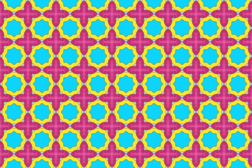 Seamless Template Symmetric Interior Cloth Fashion Geometric Wallpaper Luxury Shape Perspective Fabric Art Texture Design Textile Tile Visual Endless Background Digital Graphic Decoration Pattern.