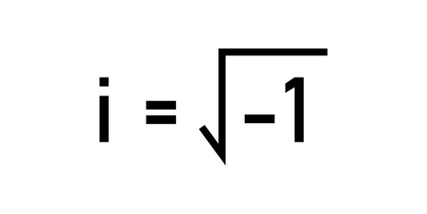 The imaginary unit i. The square root of negative one.