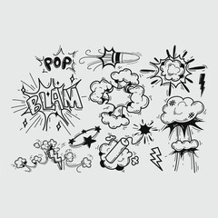 doodle elements collections