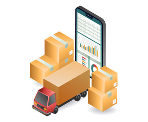 Smartphone goods delivery analysis