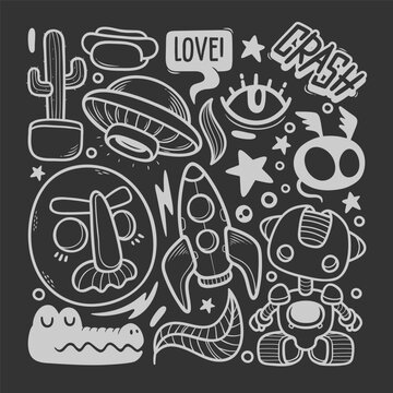 doodle elements collections