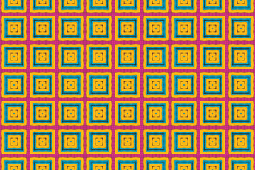 Seamless Template Symmetric Interior Cloth Fashion Geometric Wallpaper Luxury Shape Perspective Fabric Art Texture Design Textile Tile Visual Endless Background Digital Graphic Decoration Pattern.