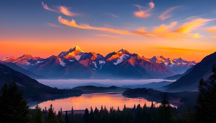 Fototapeta premium Mountain view
