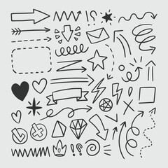 doodle elements collections