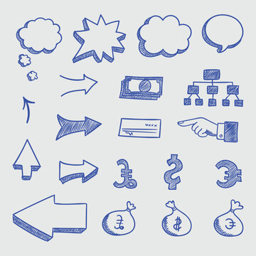 doodle elements collections