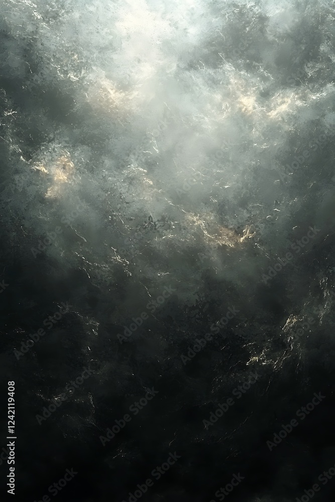 Poster a dark abstract background, offered in a vector illustration, perfect for creating moody and intense