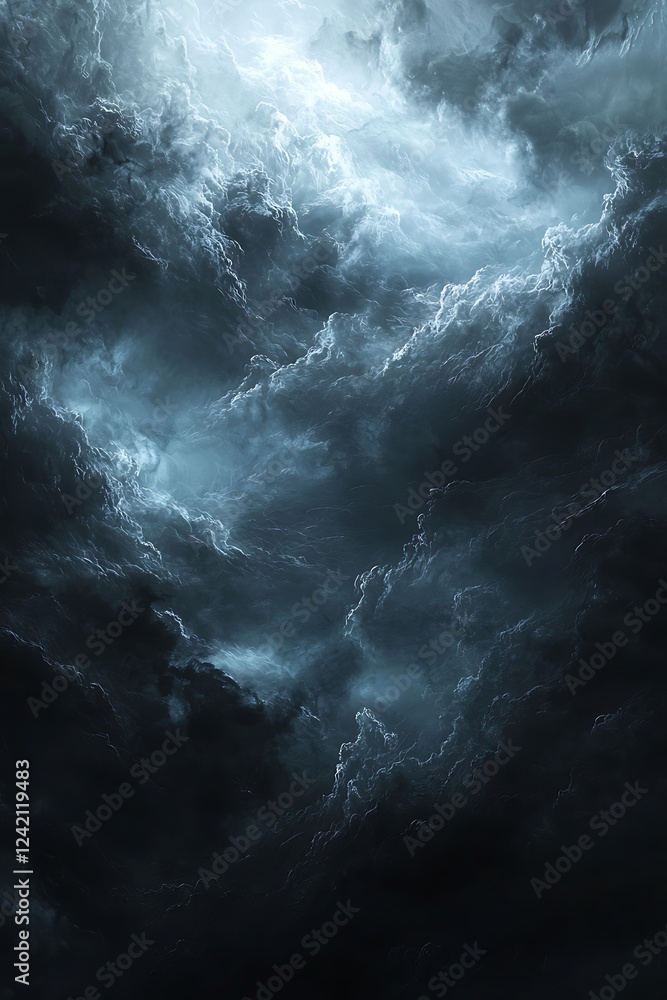 Poster a dark abstract background, offered in a vector illustration, perfect for creating moody and intense