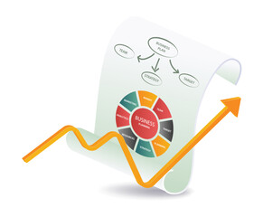 Setting up business management growth concepts