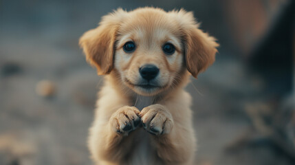 Obraz premium golden retriever puppy