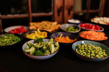 food on the table