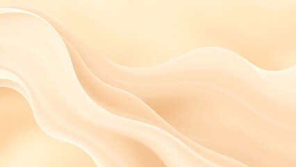 Obraz premium Abstract soft waves flowing gently in pastel tones smooth curves create elegant visual appeal ideal for backgrounds presentations websites design elements modern aesthetic minimalistic