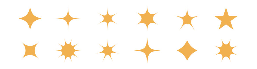 starburst badge sticker icon , sale or price tag sticker, retro stars icon , sparkle stars icons