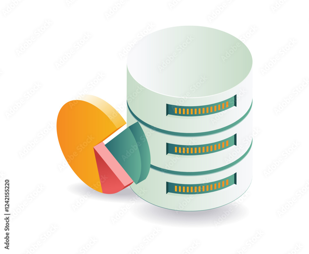 Poster pie chart management database