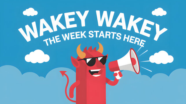Wakey Wakey THe Week Starts Here