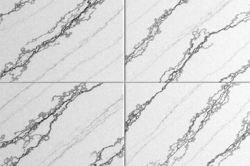 Seamless gray and white mosaic marble tile pattern for wall and wallpaper, marble, geometric pattern, white