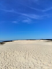 sand dunes and blue sky