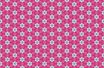 Seamless Wallpaper Tile Fashion Luxury Art Perspective Endless Background Template Graphic Geometric Shape Decoration Symmetric Fabric Design Visual Digital Textile Interior Cloth Texture Pattern.