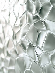 Abstract metallic surface texture, closeup detail, light background, design element