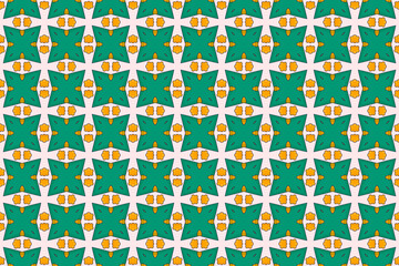 Seamless Wallpaper Tile Fashion Luxury Art Perspective Endless Background Template Graphic Geometric Shape Decoration Symmetric Fabric Design Visual Digital Textile Interior Cloth Texture Pattern.