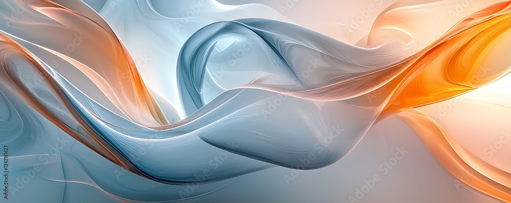 Poster a dynamic and colorful abstract background featuring twisted shapes in motion. a fluid and digital a