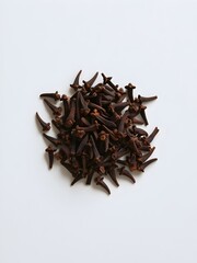 Obraz premium Cloves with Unique Shape and Texture Against Clean Background