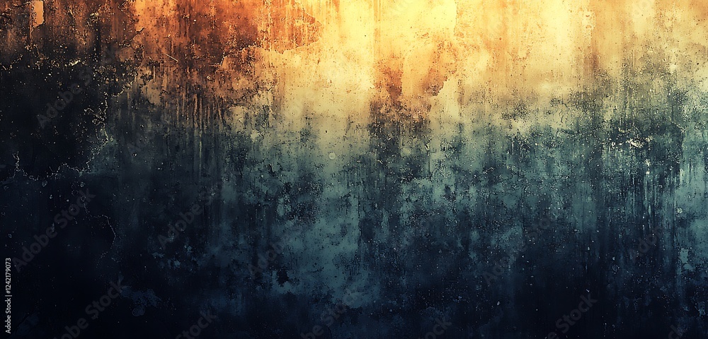 Poster a grain noise texture background featuring a grunge gradient and a dirty distressed effect, ideal fo