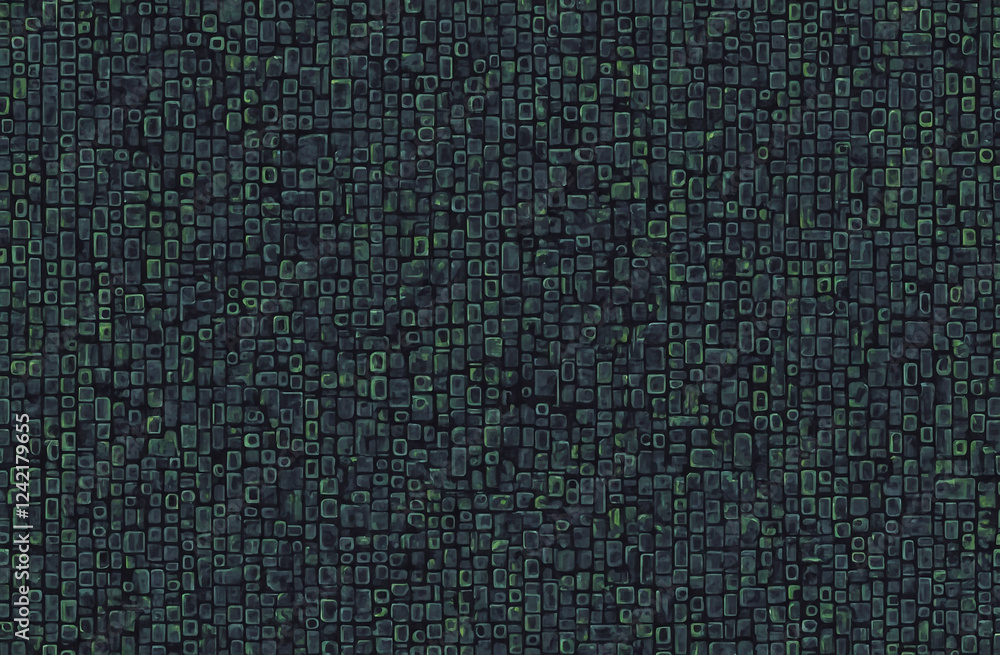 Poster bit pixel art background with a repeating pattern of grunge textures, ideal for vintage gaming or de