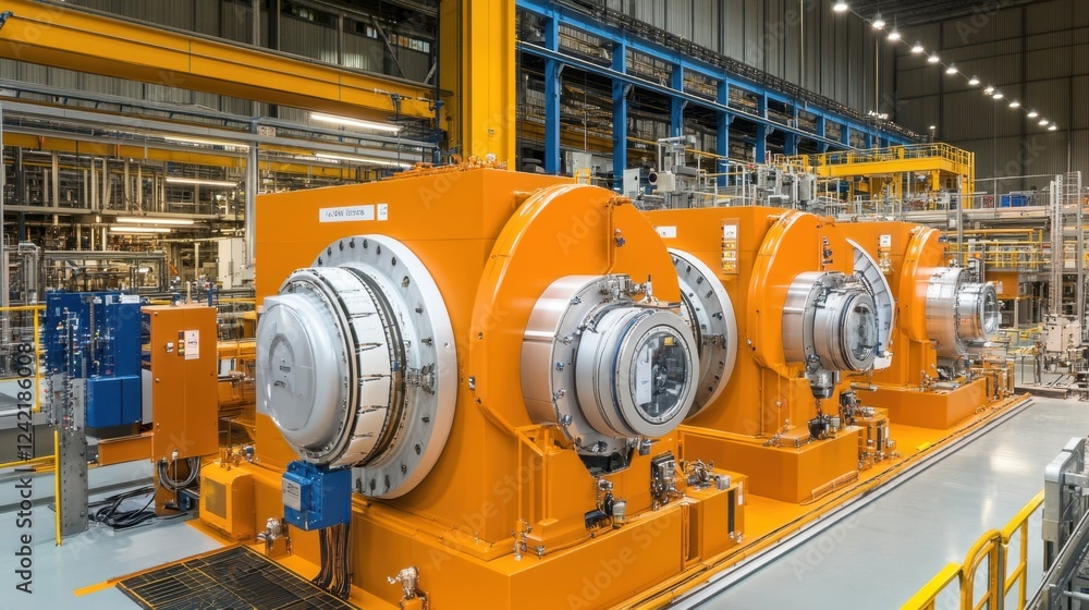 Poster a factory with real-time machine learning-based anomaly detection for predictive maintenance.