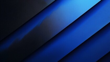 Black blue abstract modern background for design. Dark. Geometric shape. 3d effect. Diagonal lines, stripes. Gradient. Light, glow. Metallic sheen. Minimal. Web banner. Wide. Panoramic.