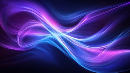 Obraz premium abstract blue purple wave background