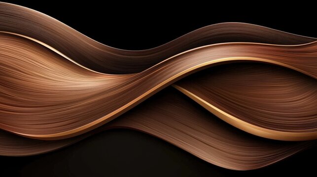 Smooth wooden grain lines in rich brown, flowing naturally in a seamless pattern, creating an organic and grounded vibe.