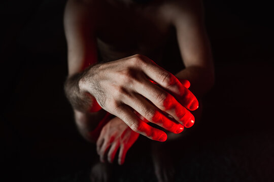 Emotional Masculinity Hand Naked Body Part 