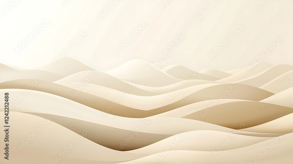 Poster a minimalist abstract background with a grainy gradient texture in neutral tones, perfect for subtle