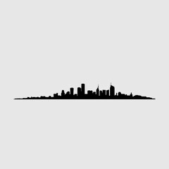 Fototapeta premium Sydney transparent layers gradient landmarks skyline skyline silhouette 