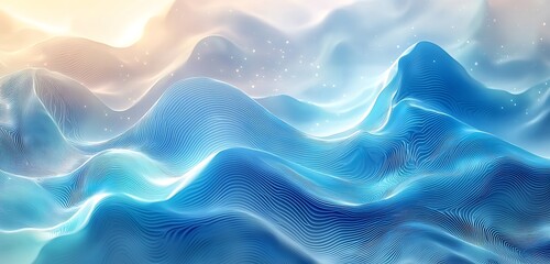 A monochrome glowing gradient with a soft blue texture, ideal for corporate design headers or sleek web banners