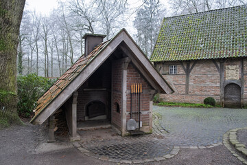 Traditioneller Brotbackofen, Haarmühle, Münsterland