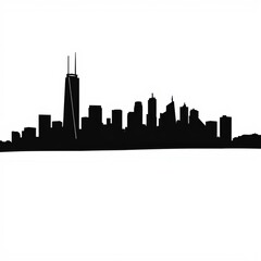 Fototapeta premium Portland oregon skyline portrait rainbow skyline silhouette 